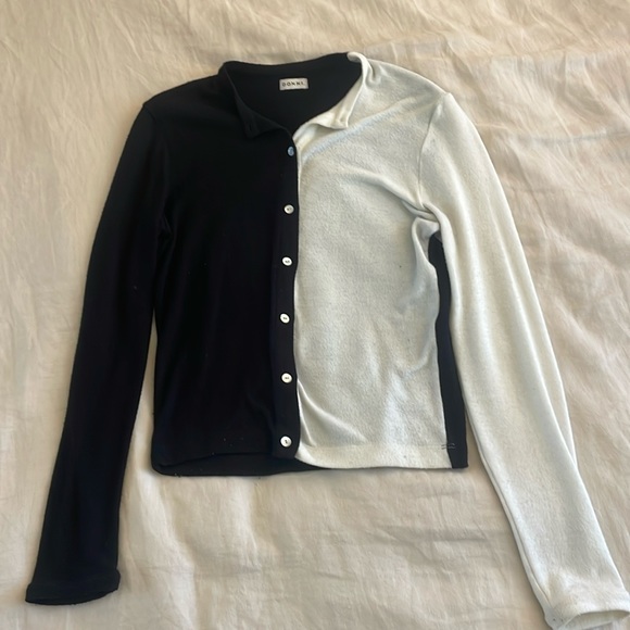 Poshmark Donni Duo Sweater Cardigan Sweaters Donni Vintage Fleece